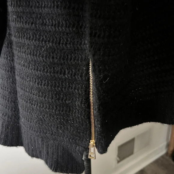 ZADIG & VOLTAIRE DELUXE OS Cashmere Soft Sweater Zipper Sides - Picture 4 of 8